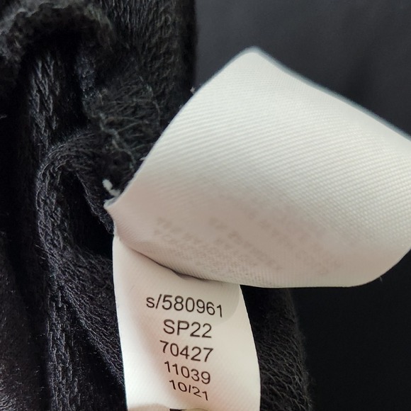 Lou & Grey Signaturesoft Hoodie V Neck Drawstring Pullover Oversized Black‎ XS - Picture 5 of 7